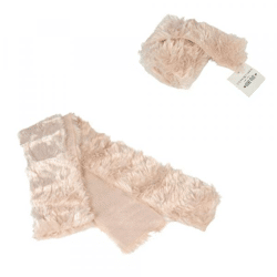 Plush roll handmade pink 1 m