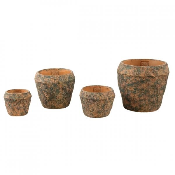 PTMD flowerpot Lourdes yellow/green 15 cm