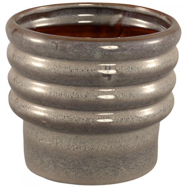 PTMD Blumentopf Melisa Keramik L taupe 18 cm