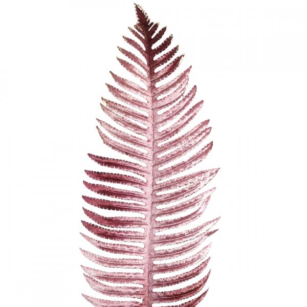 PTMD künstlicher Zweig Farn Samt bordeaux 99 cm
