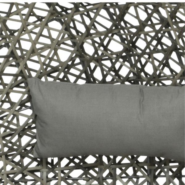 (R) Eiersessel Hängesessel Palermo hellgrau 196 cm