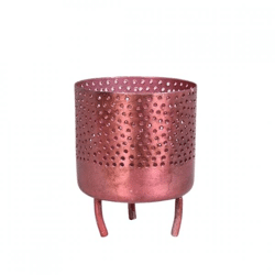 Tealight holder Dobra pink 10 cm