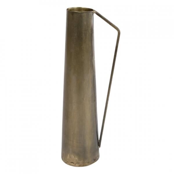 Vase Krug Jade Kupfer 23 cm