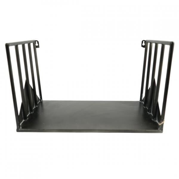 Wandregal Metall schwarz 52 cm 3er Set