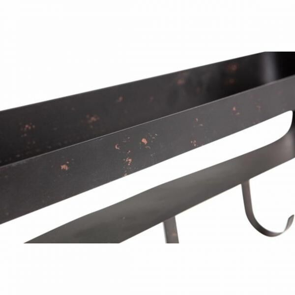 WOOOD Wandregal Akke schwarz 56 cm