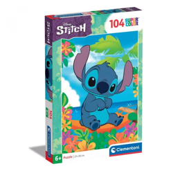 104 Teile Puzzle Supercolor - Disney Stitch