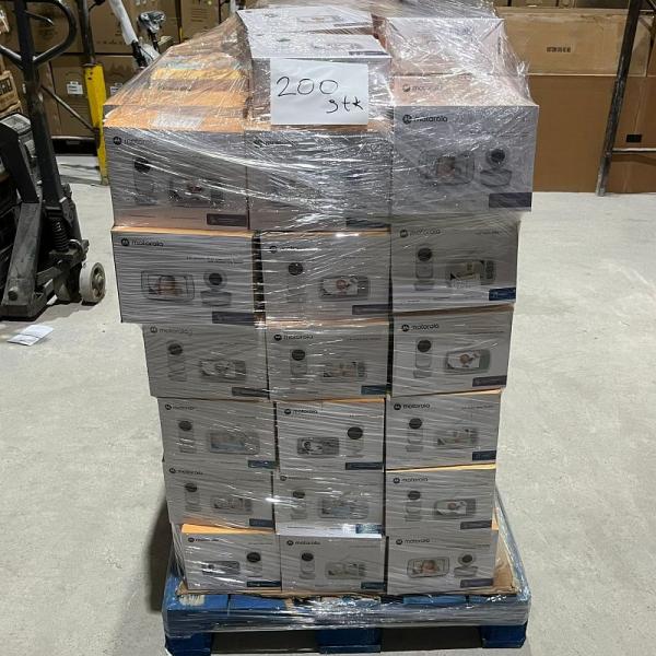 200x Motorola Babyphone mit Kamera Wlan Audio Baby Monitor, Bluetooth kabellos