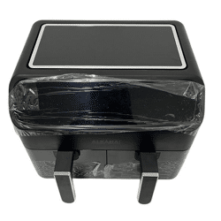 ALKANA Doppel-Heißluftfritteuse 8L – Zwei Fächer für die ganze Familie