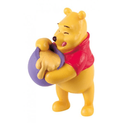 Bullyland 12340 - Winnie the Pooh mit Honigtopf - 6,7cm