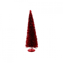 Weihnachtsbaum Sparkle Pailletten rot 30 cm