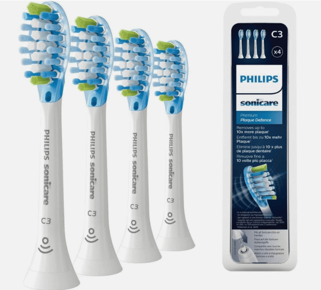PHILIPS HX9044/17 Sonicare Ersatzbürstenköpfe 4er Pack – Neuware
