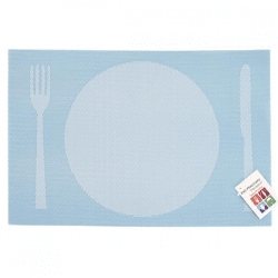 Platzdeckchen Hampton blau 45 x 30 cm