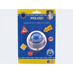 Police siren with light