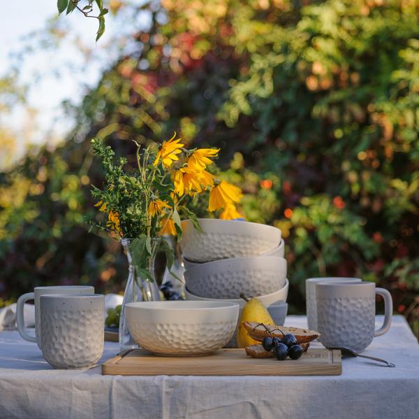 Restposten Steinzeug Tassen & Schalen – handgefertigt in Portugal – hochwertiges Geschirr, perfekt für Wiederverkäufer, Deko & Outlet-Shop