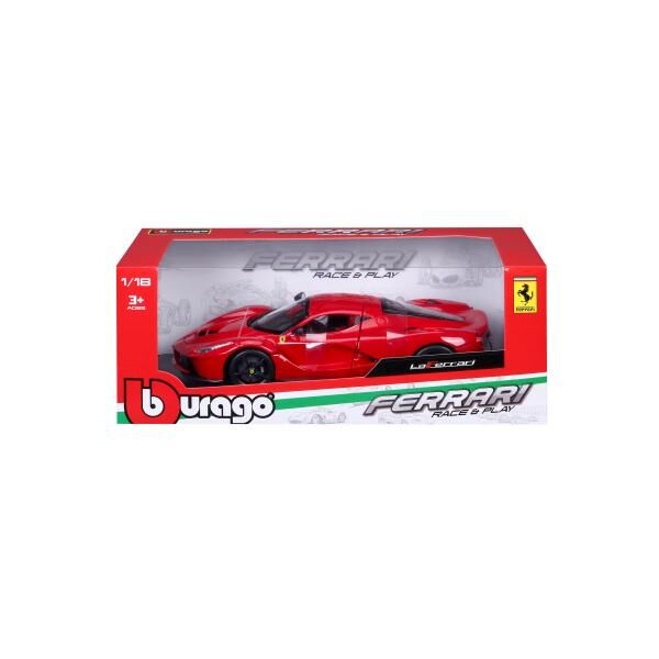 Bburago 18-16001R - 1:18 Race & Play LaFerrari - Modellauto