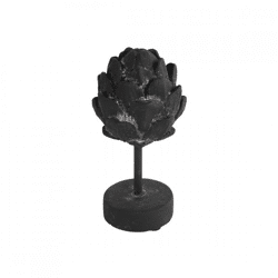 Countryfield Statue Artischocke auf Fuß Davor schwarz 18 cm