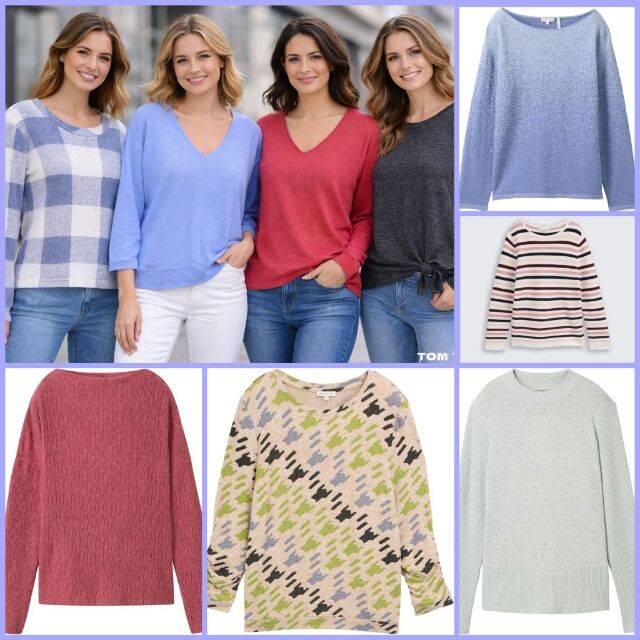 Damen Leichtpullover Mix Tom Tailor