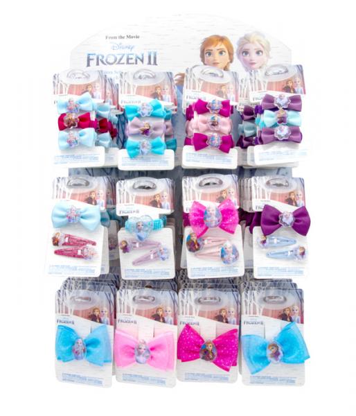 Disney Frozen / Die Eisk&ouml;nigin - Haarschmucksets sortiert im Thekendisplay mit 72 St&uuml;ck