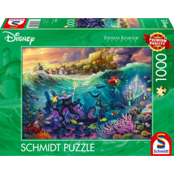 Disney, The Little Mermaid, Ursula - Thomas Kinkade 1000 piece jigsaw puzzle