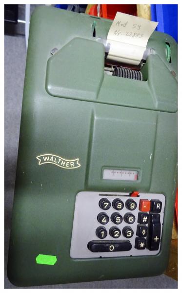 Ein Posten Walther-Rechenmaschinen (17 Stück)