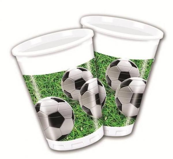 FOOTBALL PARTY - 8 Plastic Cup 200 ml