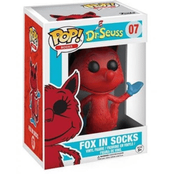 Funko 12446 - Pop! Books - Dr. Seuss Fox in Socks (07)