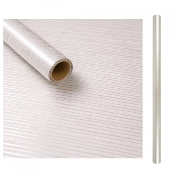 Geschenkpapier beige/silber 200 x 70 cm