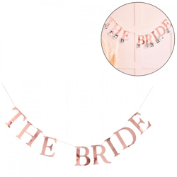 Ginger Ray Fotogirlande The Bride rosa 2 m