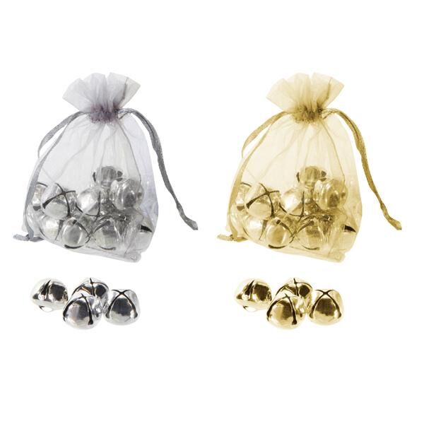 Gl&ouml;ckchen, 16er Set, 2/s, gro&szlig;, ca. 1,5cmD