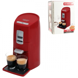 Inventum Kaffeepadmaschine 1,3 l EU-Stecker rot 34 cm