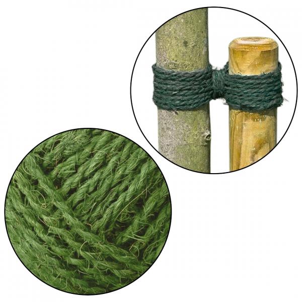 Kokosnuss-Seil grün 4 mm 500 gr