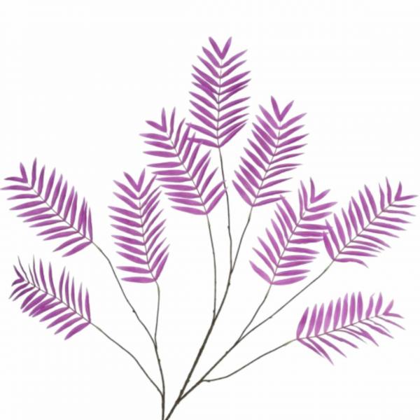 Kunsttak Palm Leaf paars 150 cm