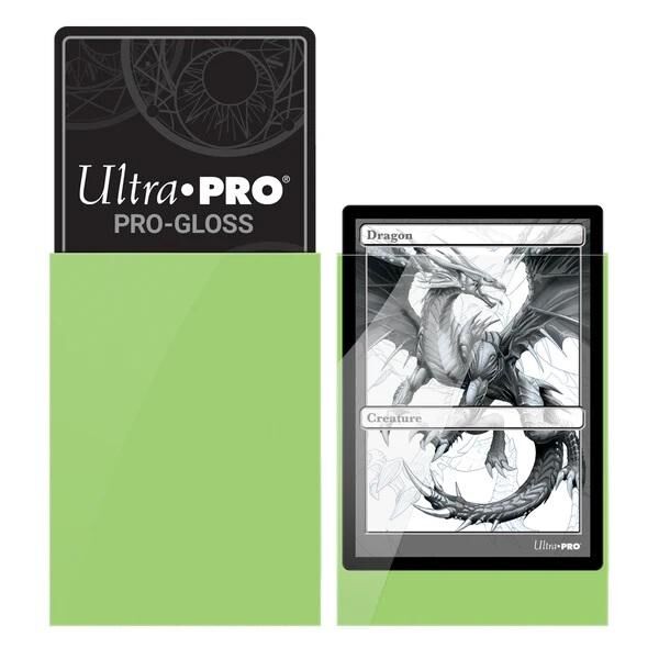 Lime Green PRO-Gloss Standard Deck Protector Sleeves (50)