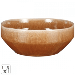 Glimmerschale Rhea braun 22,5 cm