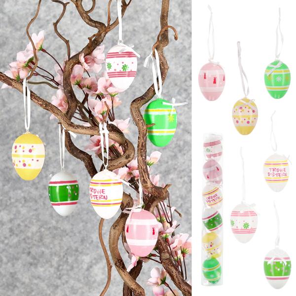 Ostereier, 6er Set, 6f. Sort.