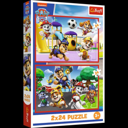 Paw Patrol - Puzzle 2 x 24 pieces