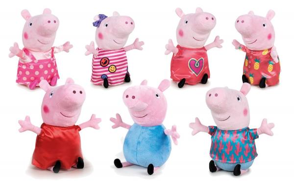 Peppa Pig - Pl&uuml;schfiguren 7-fach sortiert, 31cm