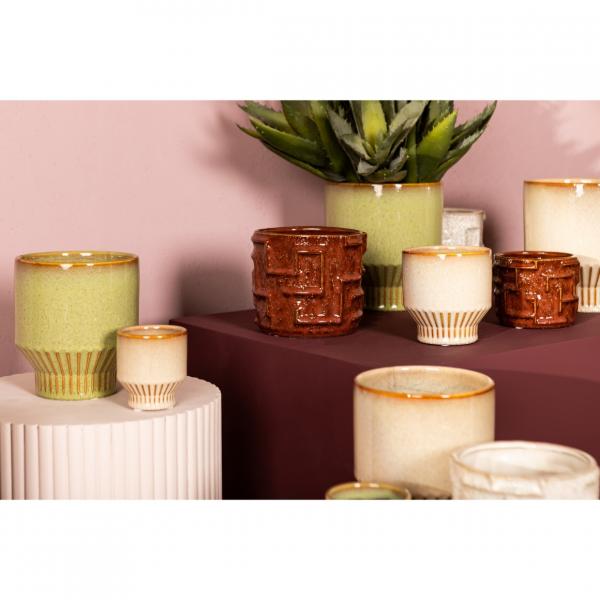 PTMD Blumentopf Leni L bordeaux 15 cm