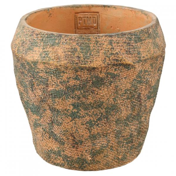 PTMD Blumentopf Lourdes gelb/grün 19 cm