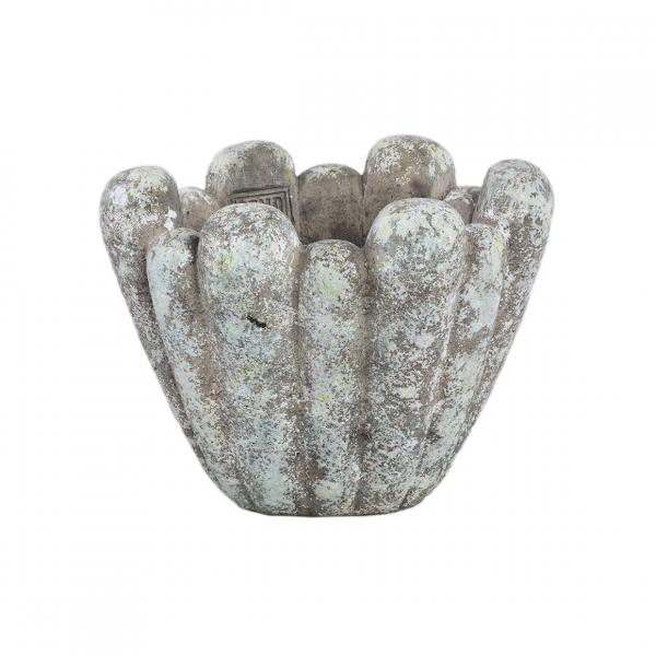 PTMD Blumentopf Minter S grau 23,5 cm