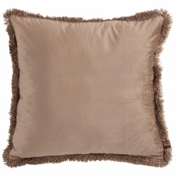 PTMD cushion Nous velvet taupe 60 x 60 cm