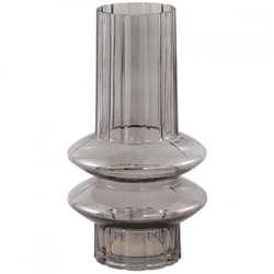 PTMD Vase Norah grau Glas L 30 cm