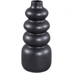 PTMD Vase Trina schwarz 25 cm