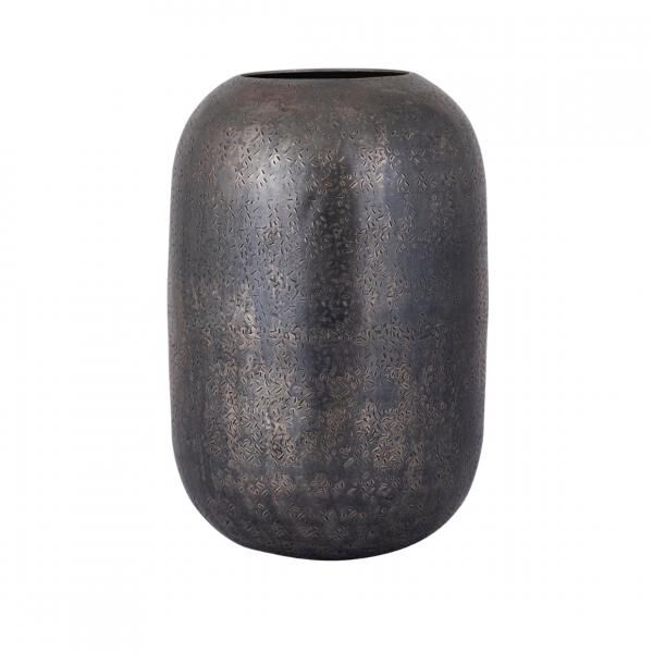 PTMD Vase Yourne S Aluminium grau 25 cm