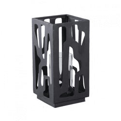 PTMD Windlicht Dewey schwarz 32 cm