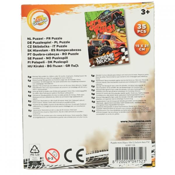 Puzzle 21 cm 35 Teile 4fach sortiert