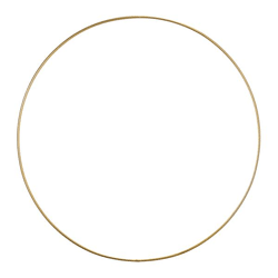 Ring zum Hängen DIY, gold, groß, ca.50cmD