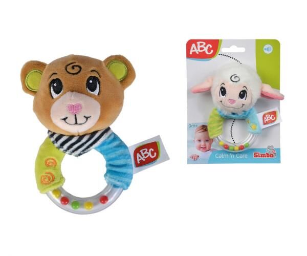 Simba Toys 104010131 - ABC Pl&uuml;sch-Ringrassel, 2-sort.