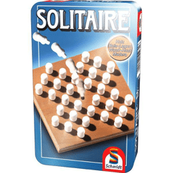 Solitaire - take-away game in metal tin