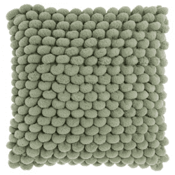 Unique Living kussen Alina tea green 45 x 45 cm